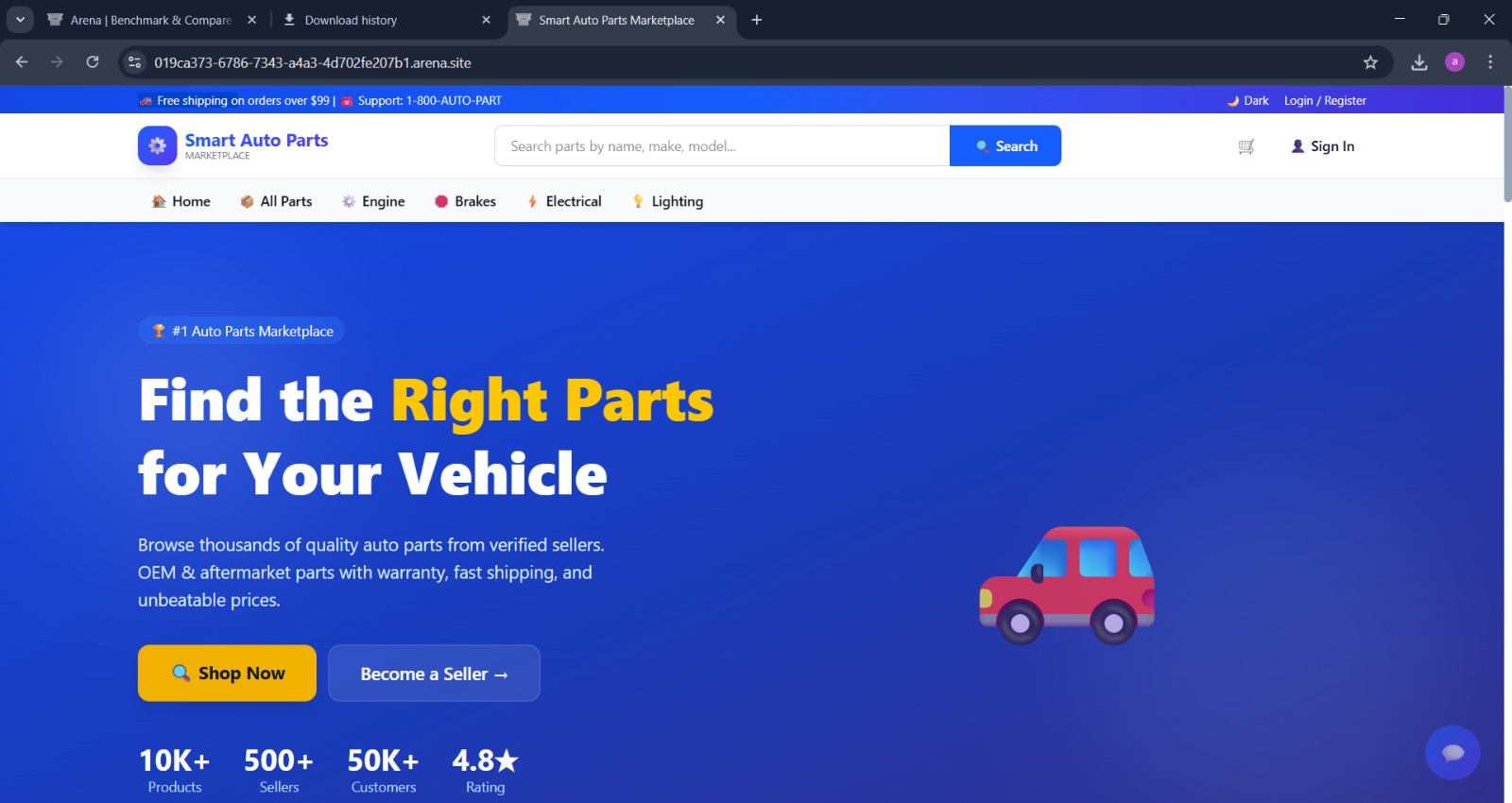 Smart Auto Parts – Auto Parts Marketplace